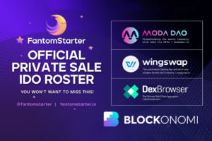Moda DAO, Wingswap & Dexbrowser Debut as the Inaugural Class of IDOs on FantomStarter