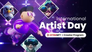 StreamCoin’s STRMNFT Marketplace Introduces Its First Creator Program