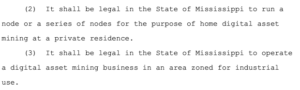 Mississippi, Missouri Lawmakers Introduce Bills To Protect The Rights To Mine Bitcoin And Run A Node