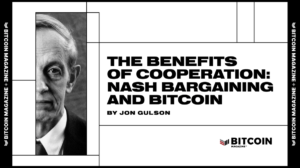 The Benefits of Cooperation: Nash Bargaining and Bitcoin